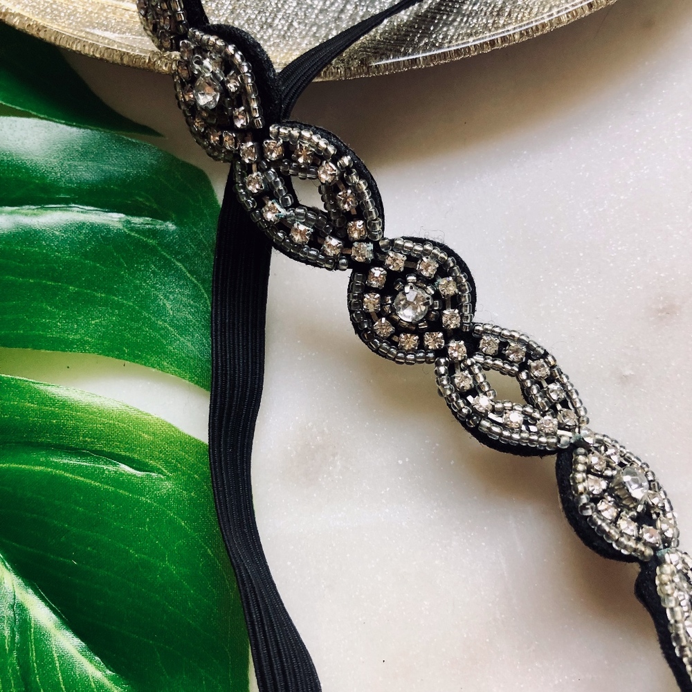 embellished crystal headband
